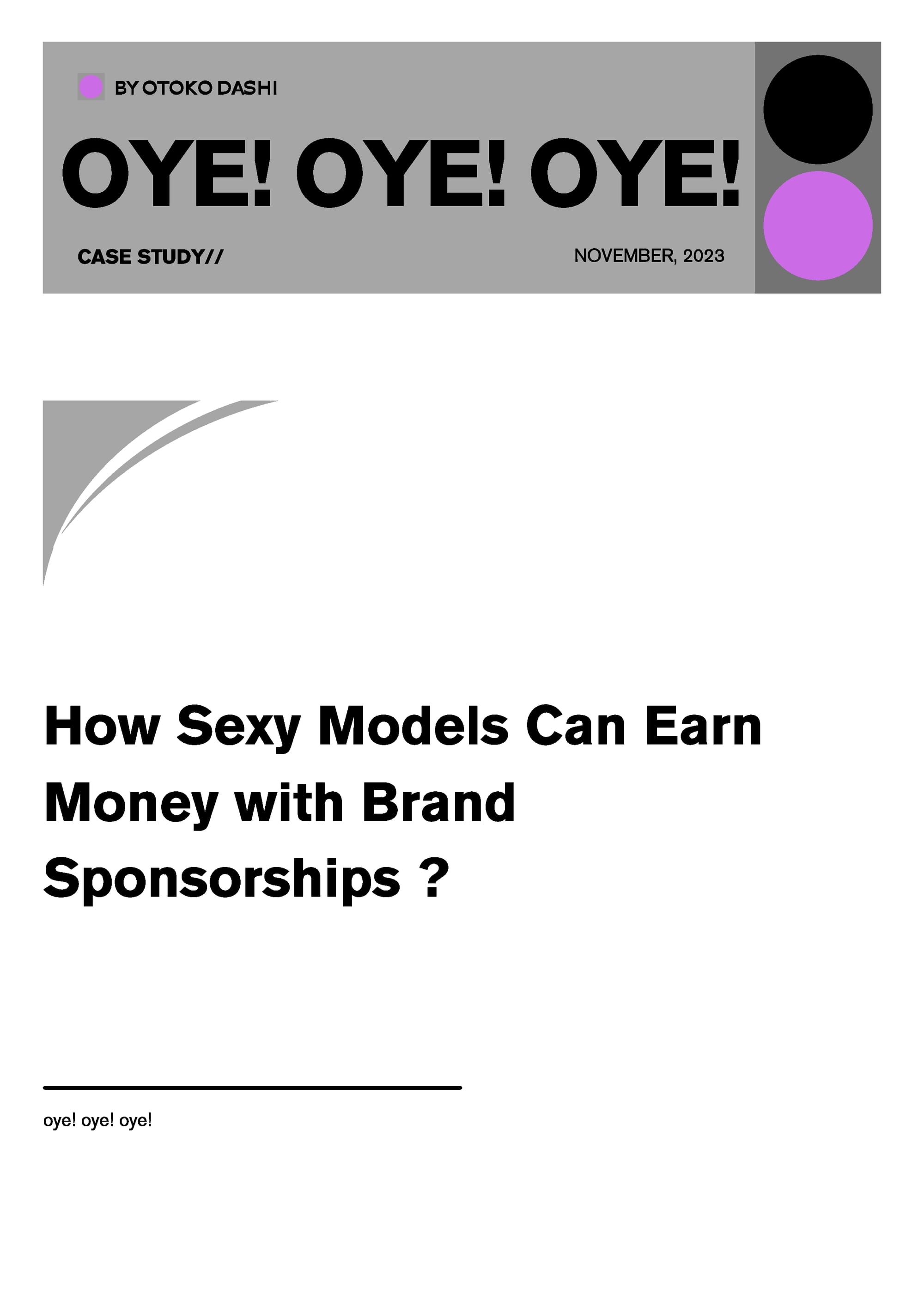 How Sexy Models Can Earn Money with Brand Sponsorships ? - 18+ Case_Studies