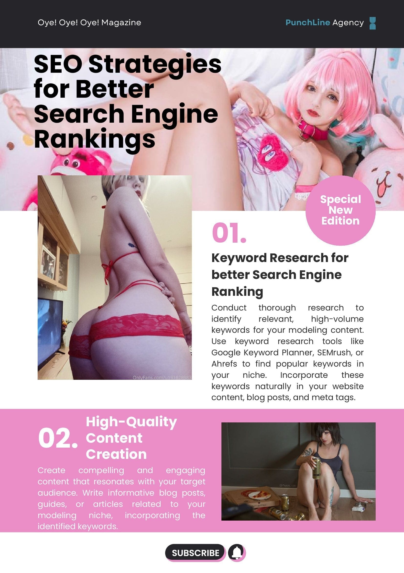 How Sexy Models Could Get Better Search Engine Ranking Results ? - 18+ Case_study