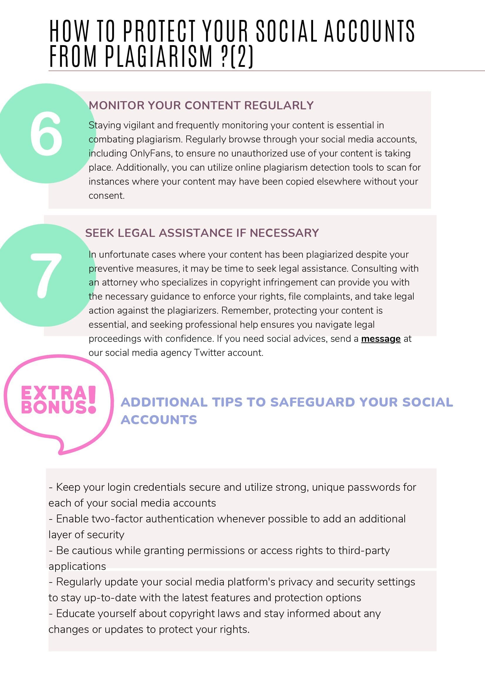 How to Protect Your Social Account From Plagiarism - 18+ Case_studies