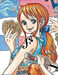 Nami enjoying Wano country gold - Oye! Oye! Oye! Magazine