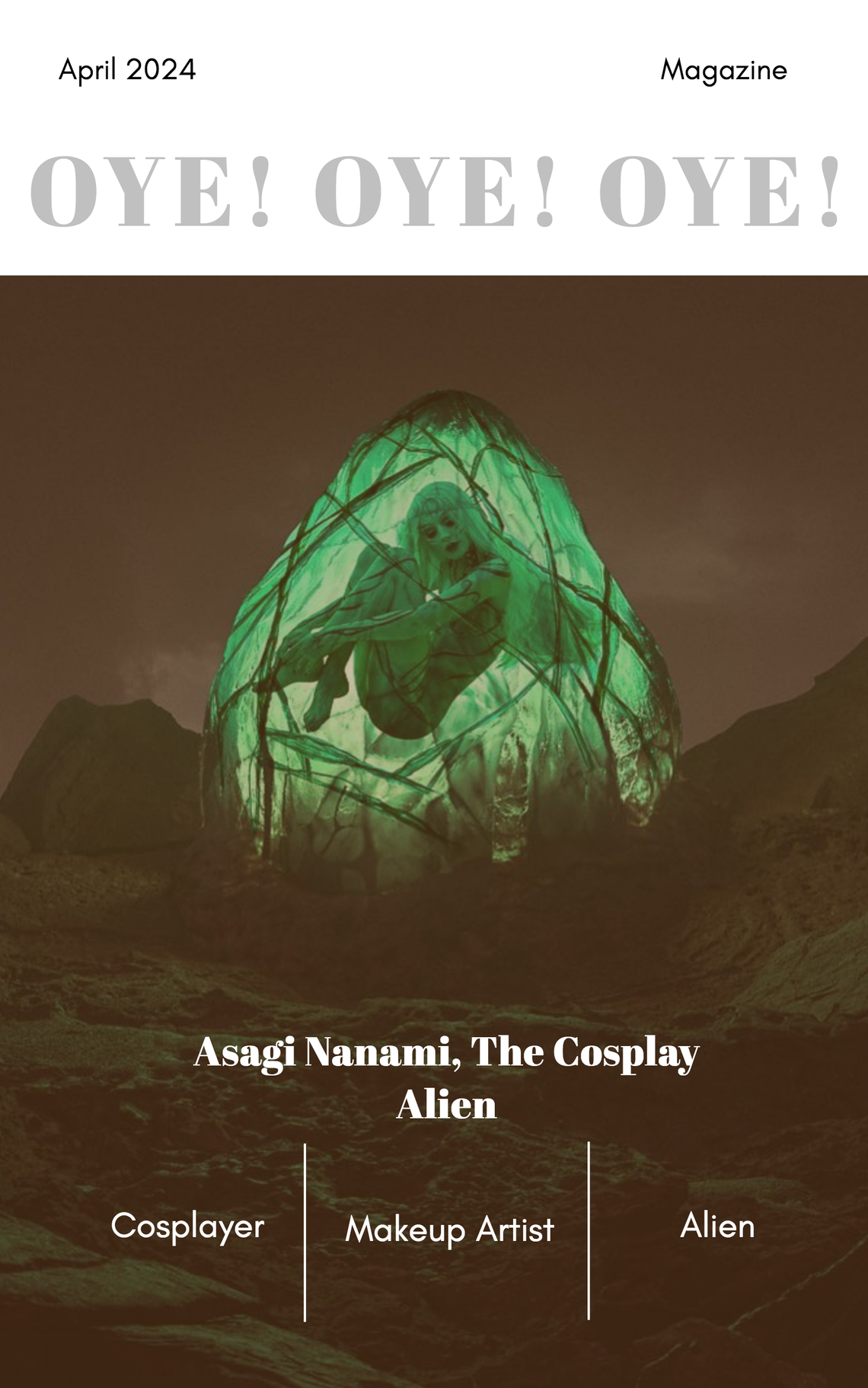 Asagi Nanami, The Cosplay Alien